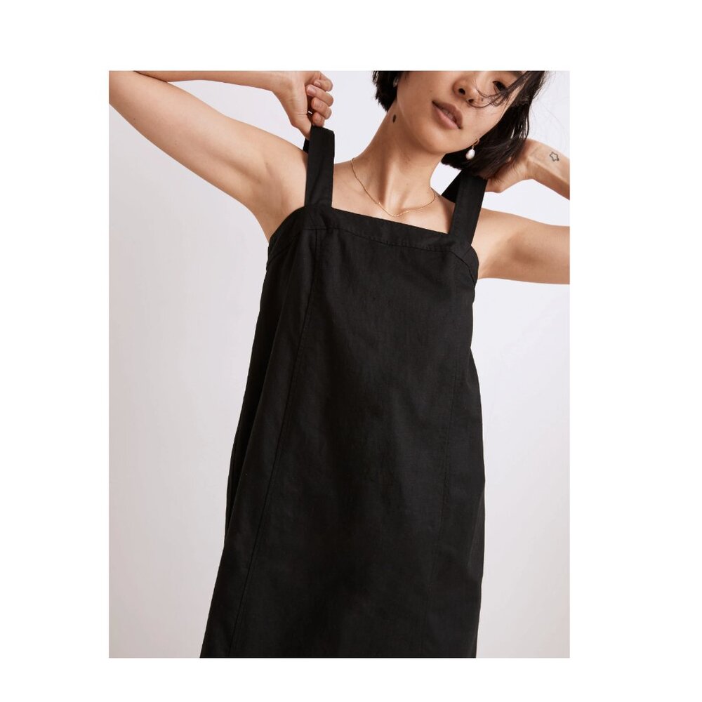 Madewell Black Midi Dress - Picture 2 of 8